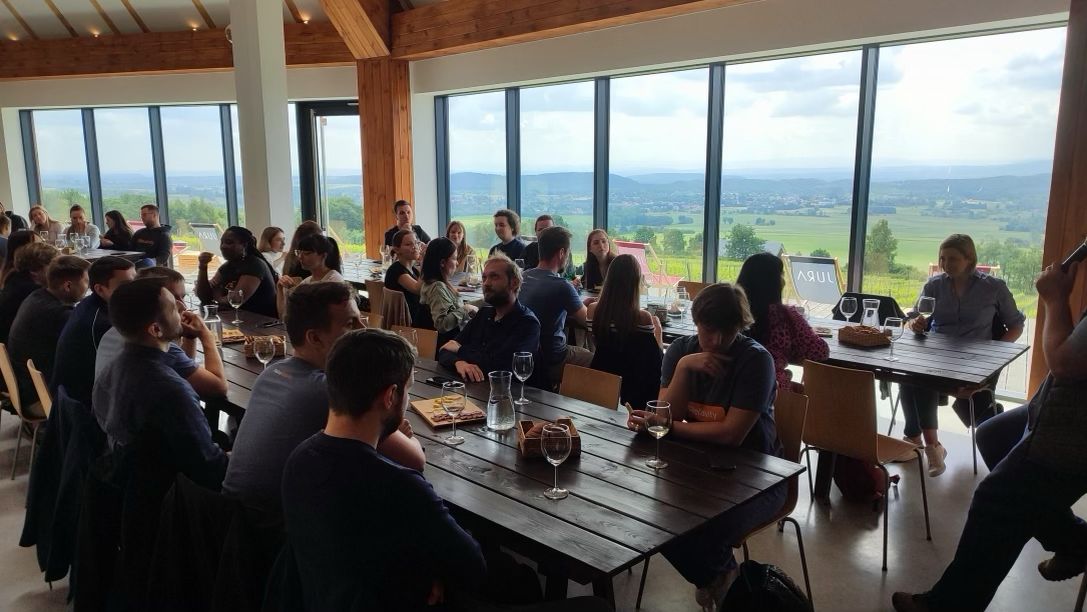 Group tasting in a panoramic hall overlooking the Polish countryside — FORTravels DMC Poland