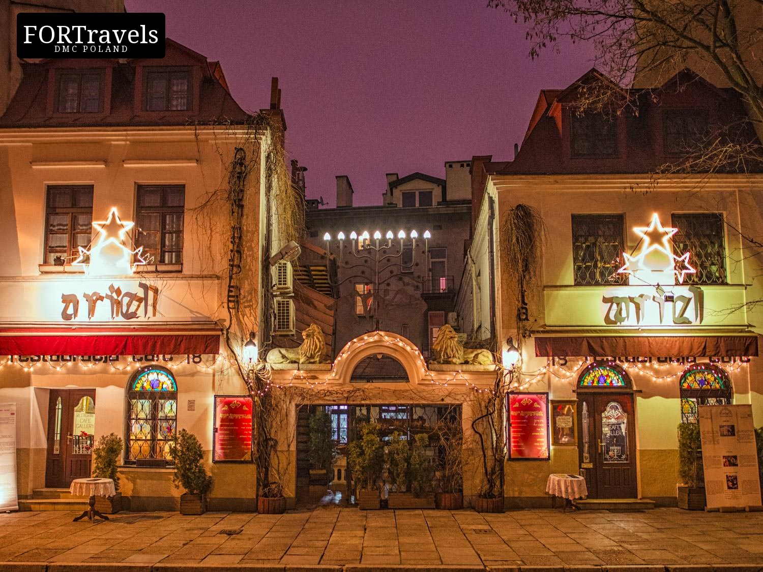 Restauracja Ariel na Kazimierzu z tradycyjną kuchnią na trasie food walk – FORTravels DMC Poland