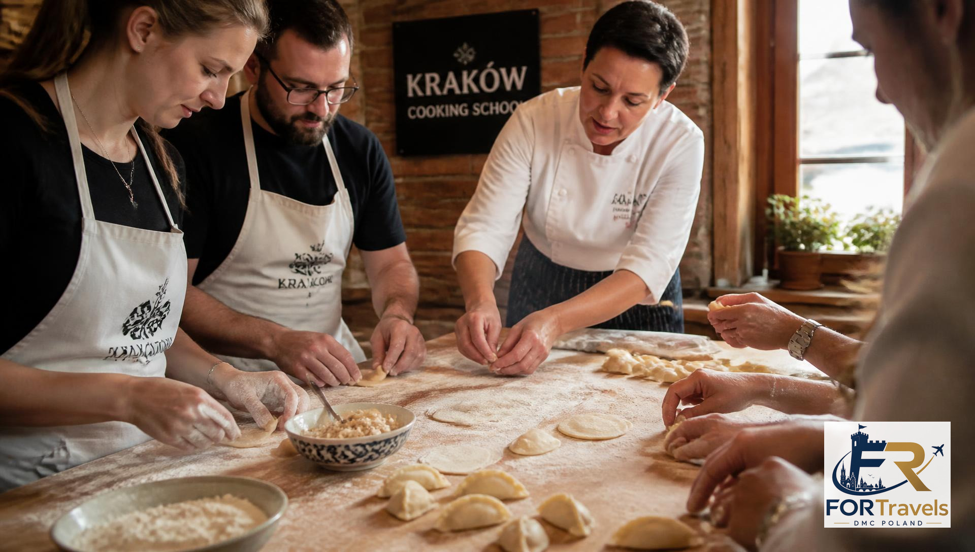 Warsztaty lepienia pierogów z szefem kuchni w Krakowie – FORTravels DMC Poland