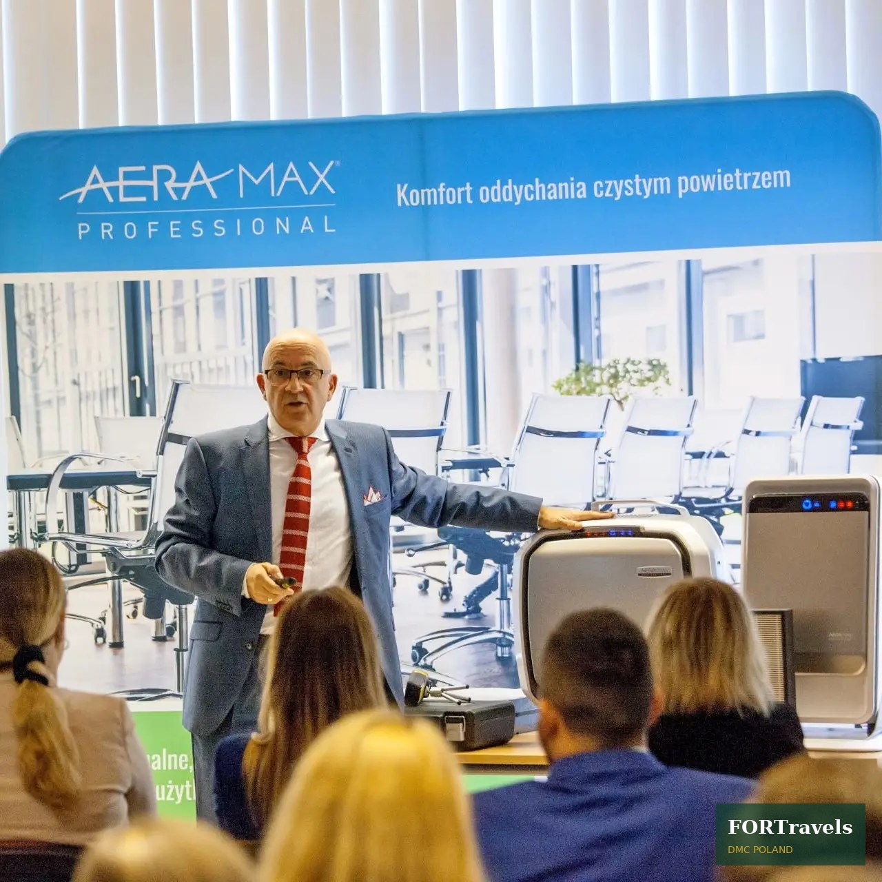 Prezentacja produktu podczas premiery marki dla klientów korporacyjnych – FORTravels DMC Poland